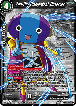 Zen-Oh, Omnipotent Observer (Unison Warrior Series Boost Tournament Pack Vol. 7 - Winner) (P-373) [Tournament Promotion Cards] | Shuffle n Cut Hobbies & Games