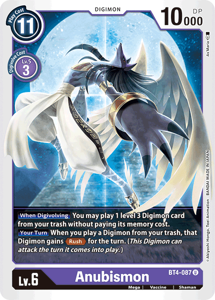 Anubismon [BT4-087] [Great Legend] | Shuffle n Cut Hobbies & Games