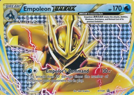 Empoleon BREAK (XY134) (Jumbo Card) [XY: Black Star Promos] | Shuffle n Cut Hobbies & Games