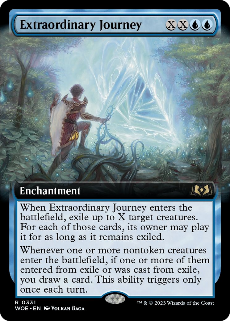 Extraordinary Journey (Extended Art) [Wilds of Eldraine] | Shuffle n Cut Hobbies & Games