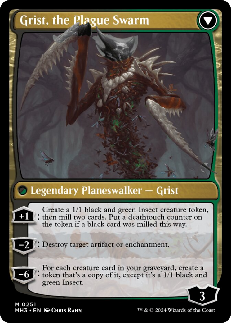 Grist, Voracious Larva // Grist, the Plague Swarm [Modern Horizons 3] | Shuffle n Cut Hobbies & Games