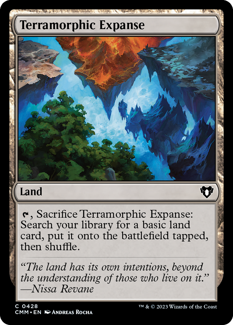 Terramorphic Expanse [Commander Masters] | Shuffle n Cut Hobbies & Games