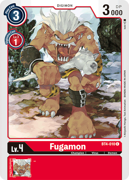 Fugamon [BT4-010] [Great Legend] | Shuffle n Cut Hobbies & Games