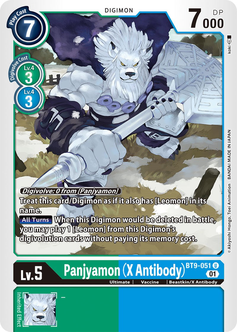 Panjyamon (X Antibody) [BT9-051] [X Record] | Shuffle n Cut Hobbies & Games