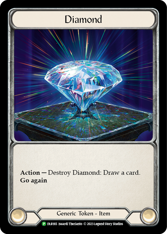 Diamond [FAB165] (Promo)  Cold Foil | Shuffle n Cut Hobbies & Games