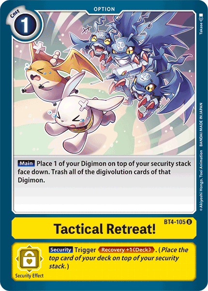 Tactical Retreat! [BT4-105] [Great Legend] | Shuffle n Cut Hobbies & Games