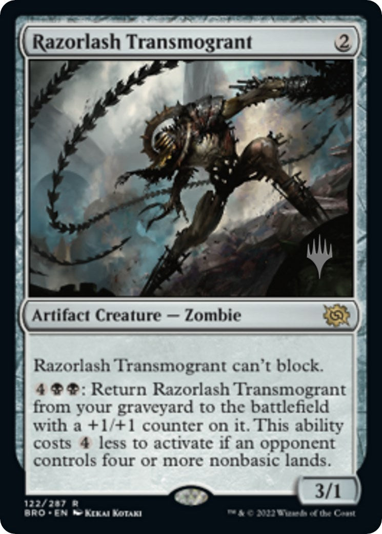 Razorlash Transmogrant (Promo Pack) [The Brothers' War Promos] | Shuffle n Cut Hobbies & Games