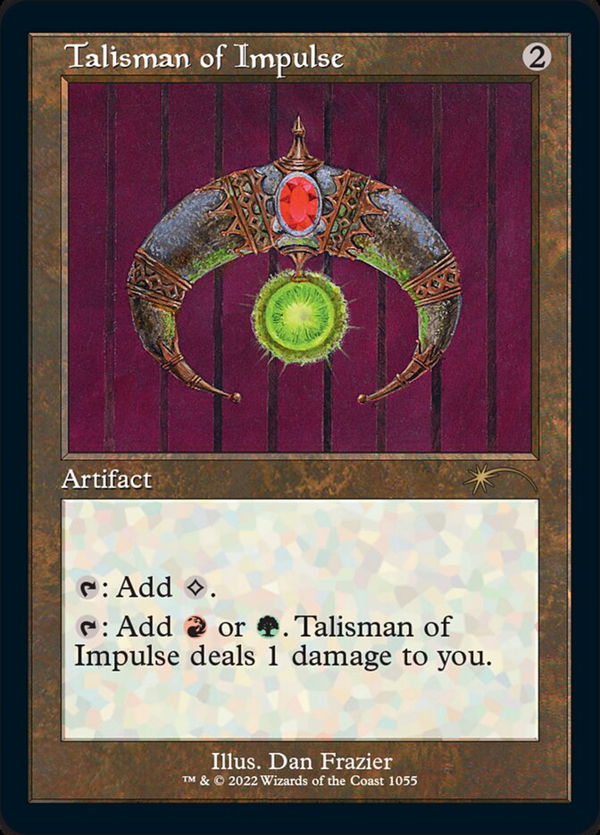 Talisman of Impulse (Foil Etched) [Secret Lair Drop Series] | Shuffle n Cut Hobbies & Games