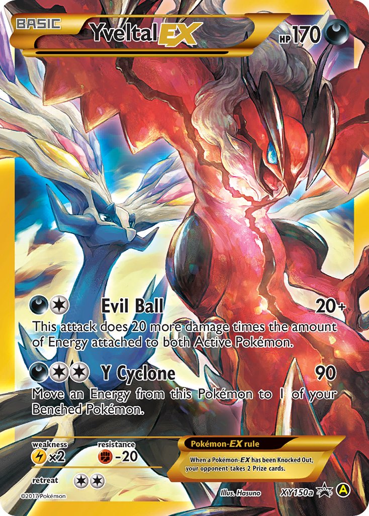 Yveltal EX (XY150a) [Alternate Art Promos] | Shuffle n Cut Hobbies & Games