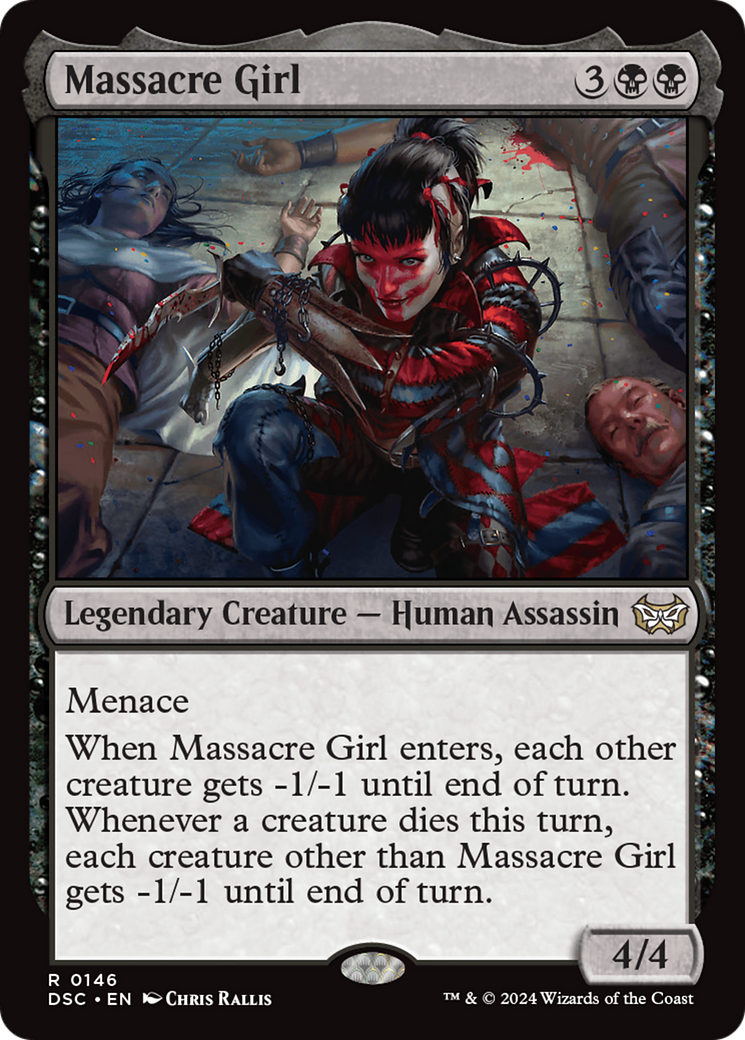 Massacre Girl [Duskmourn: House of Horror Commander] | Shuffle n Cut Hobbies & Games