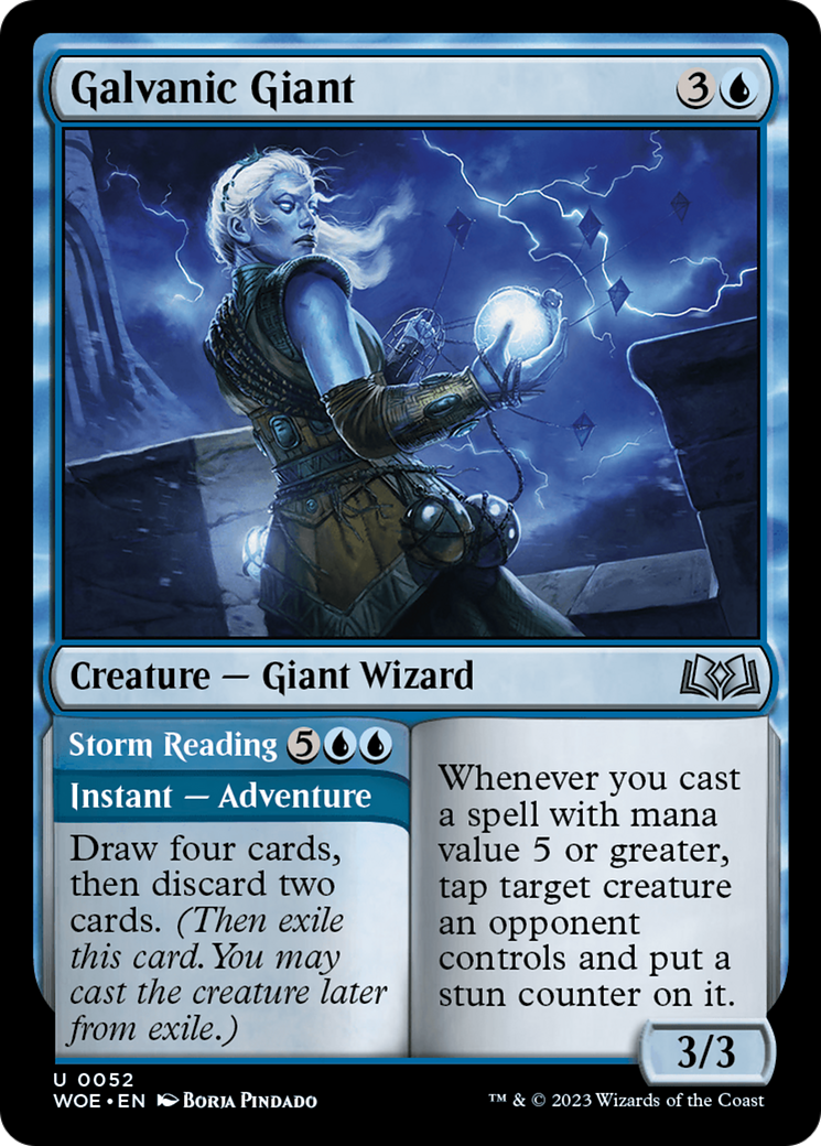 Galvanic Giant // Storm Reading [Wilds of Eldraine] | Shuffle n Cut Hobbies & Games