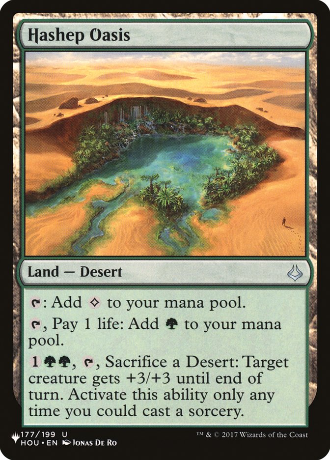 Hashep Oasis [The List] | Shuffle n Cut Hobbies & Games