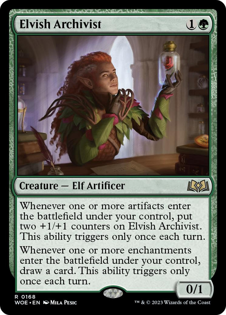 Elvish Archivist [Wilds of Eldraine] | Shuffle n Cut Hobbies & Games