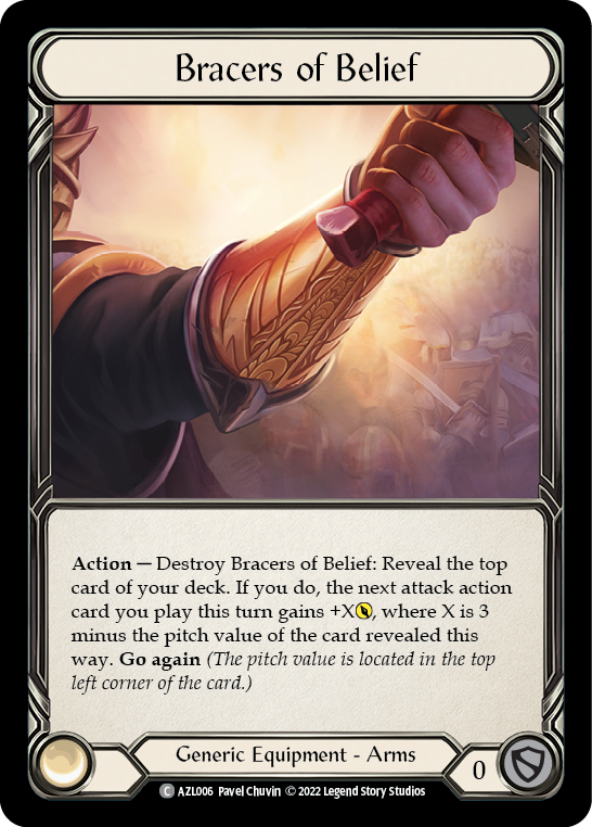 Bracers of Belief [AZL006] (Outsiders Azalea Blitz Deck) | Shuffle n Cut Hobbies & Games