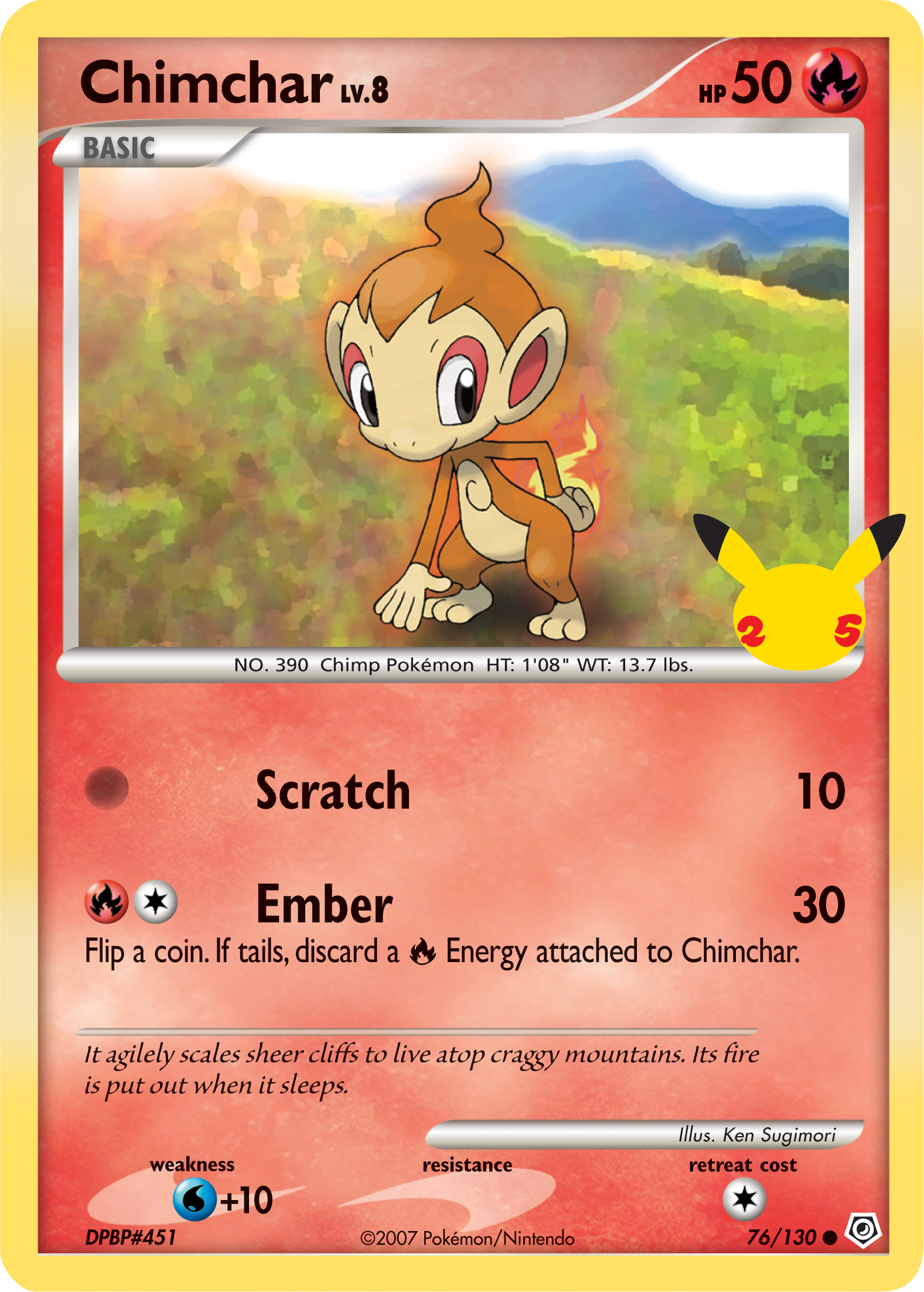 Chimchar (76/130) (Jumbo Card) [First Partner Pack] | Shuffle n Cut Hobbies & Games