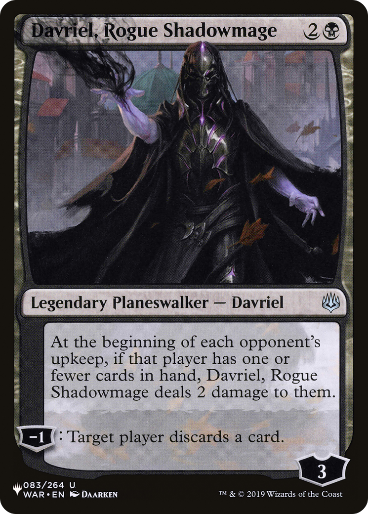 Davriel, Rogue Shadowmage [The List] | Shuffle n Cut Hobbies & Games