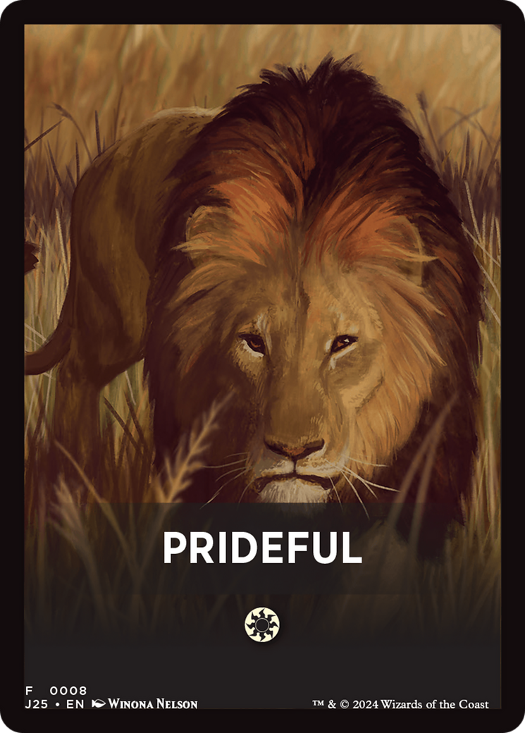 Prideful Theme Card [Foundations Jumpstart Front Cards] | Shuffle n Cut Hobbies & Games