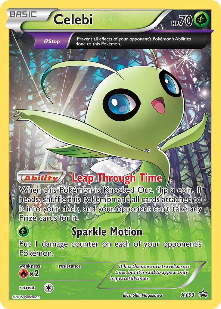 Celebi (XY93) [XY: Black Star Promos] | Shuffle n Cut Hobbies & Games