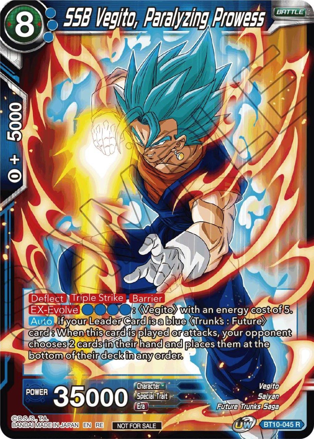 SSB Vegito, Paralyzing Prowess (Championship Selection Pack 2023 Vol.1) (BT10-045) [Tournament Promotion Cards] | Shuffle n Cut Hobbies & Games