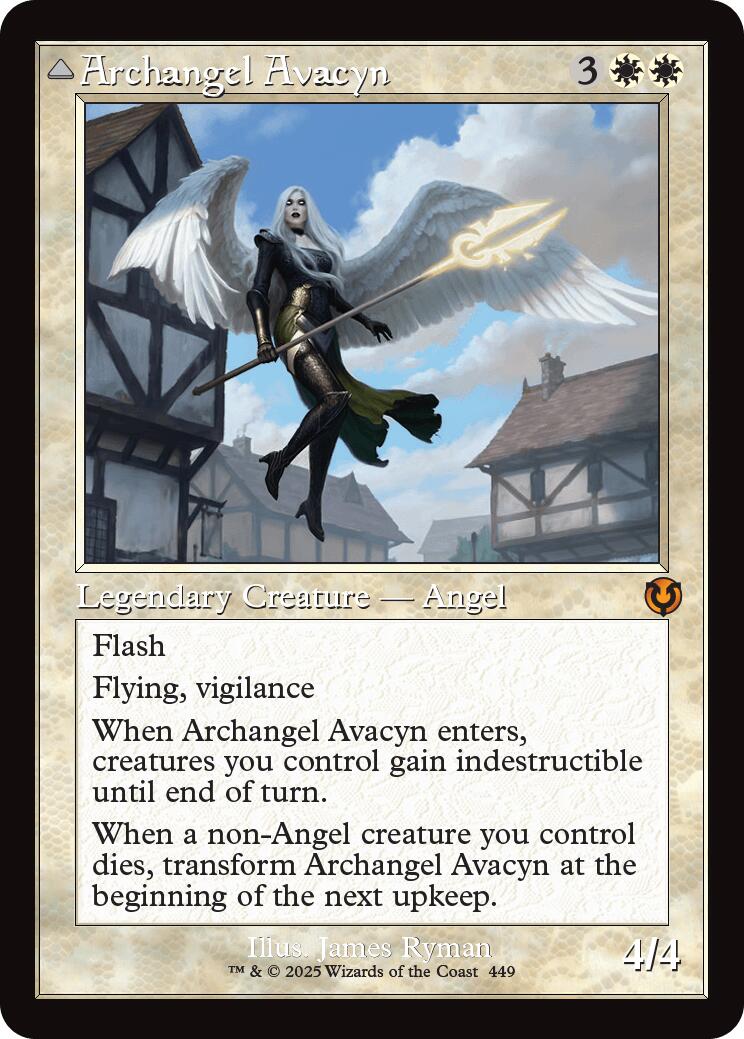 Archangel Avacyn // Avacyn, the Purifier (Retro Frame) [Innistrad Remastered] | Shuffle n Cut Hobbies & Games