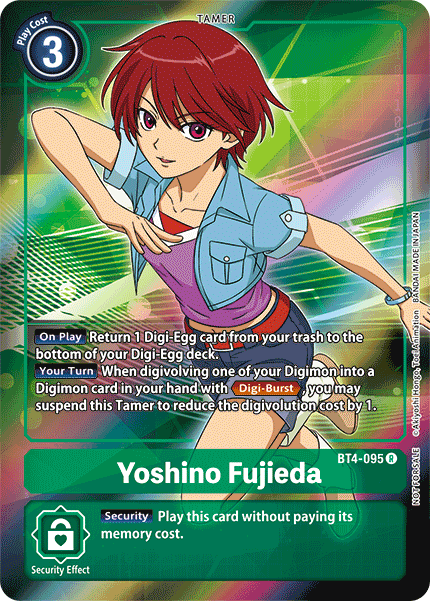 Yoshino Fujieda [BT4-095] (Buy-A-Box Promo) [Great Legend Promos] | Shuffle n Cut Hobbies & Games