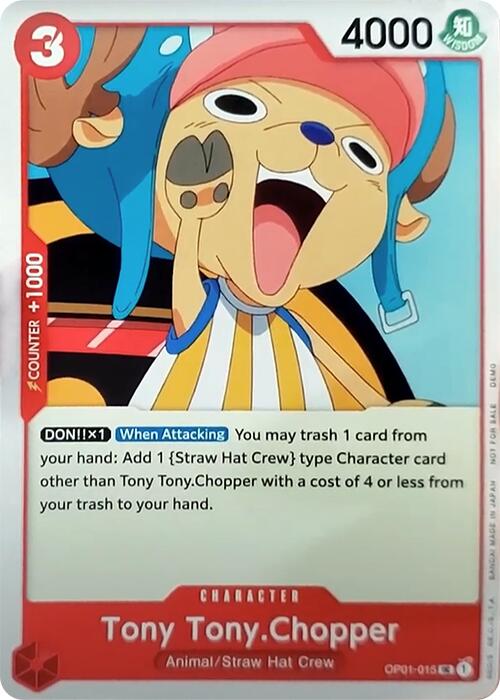 Tony Tony.Chopper [One Piece Demo Deck Cards] | Shuffle n Cut Hobbies & Games