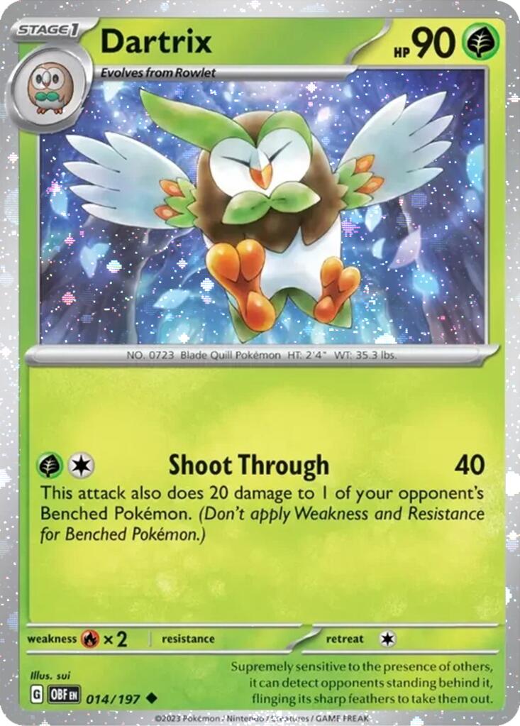 Dartrix (014/197) (Cosmos Holo) [Miscellaneous Cards] | Shuffle n Cut Hobbies & Games