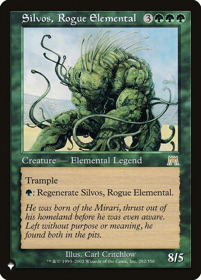 Silvos, Rogue Elemental [The List] | Shuffle n Cut Hobbies & Games