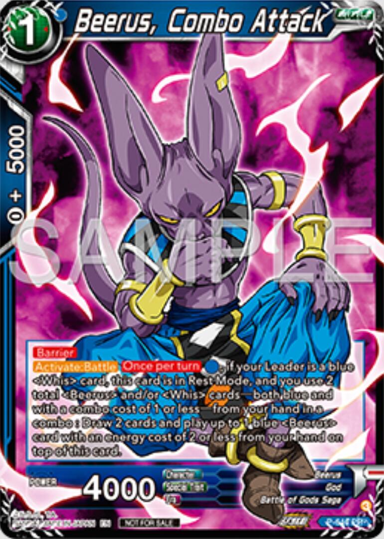 Beerus, Combo Attack (P-644) [Tournament Promotion Cards] | Shuffle n Cut Hobbies & Games