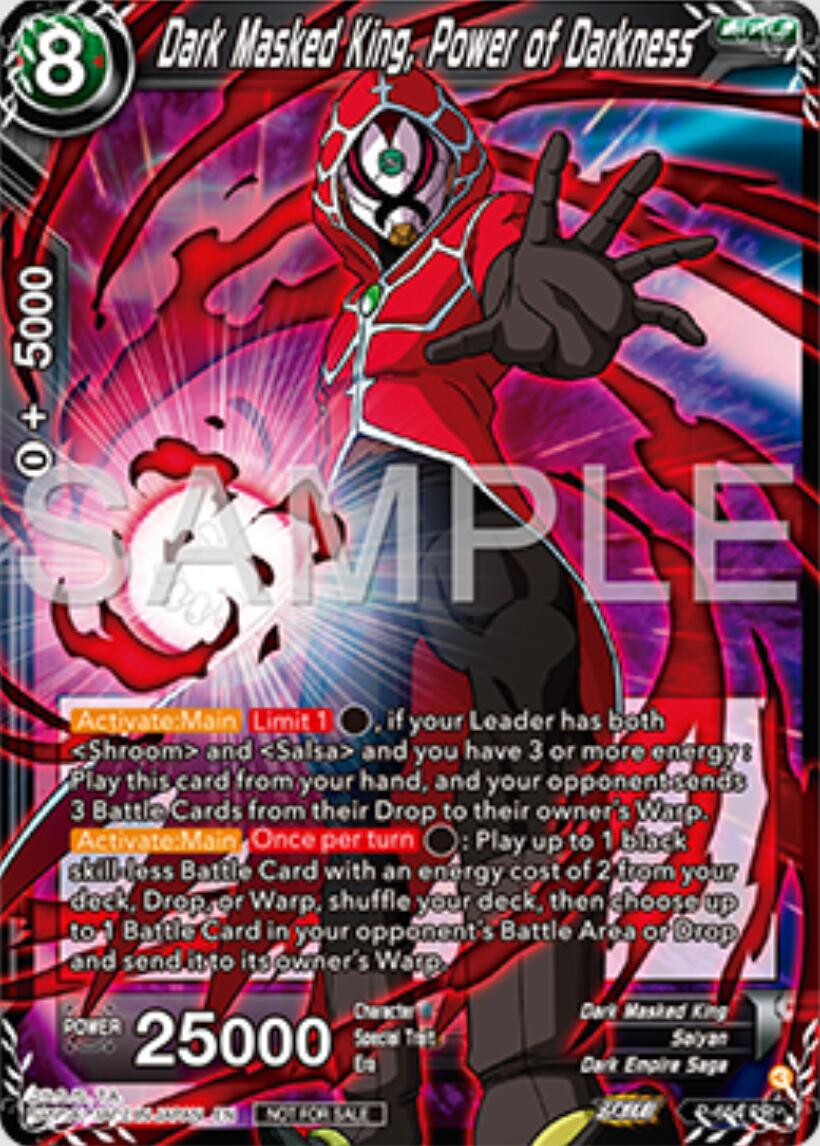 Dark Masked King, Power of Darkness (P-654) [Tournament Promotion Cards] | Shuffle n Cut Hobbies & Games