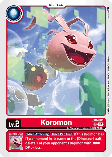 Koromon [EX8-001] [Chain of Liberation] | Shuffle n Cut Hobbies & Games