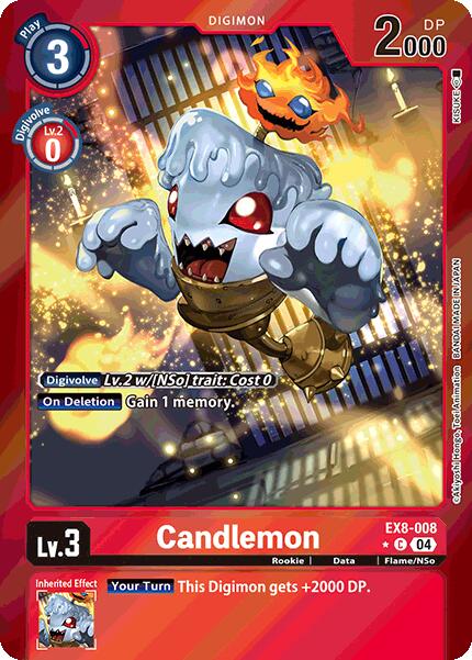 Candlemon [EX8-008] (Limited Foil) [Chain of Liberation] | Shuffle n Cut Hobbies & Games