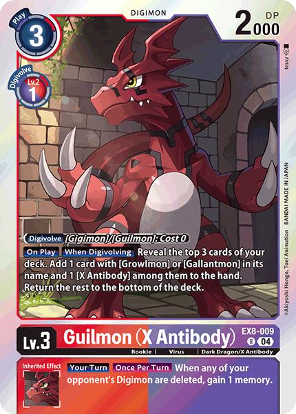 Guilmon (X Antibody) [EX8-009] [Chain of Liberation] | Shuffle n Cut Hobbies & Games