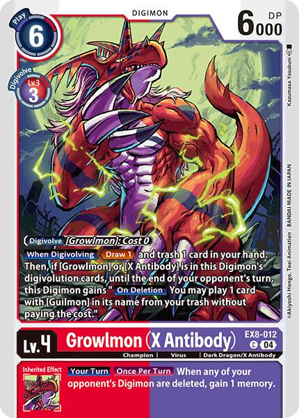 Growlmon (X Antibody) [Chain of Liberation] | Shuffle n Cut Hobbies & Games