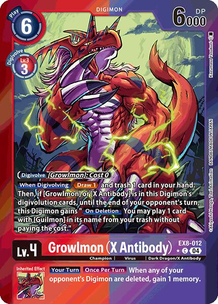 Grolwmon [EX8-012] (X Antibody) (Limited Foil) [Chain of Liberation] | Shuffle n Cut Hobbies & Games