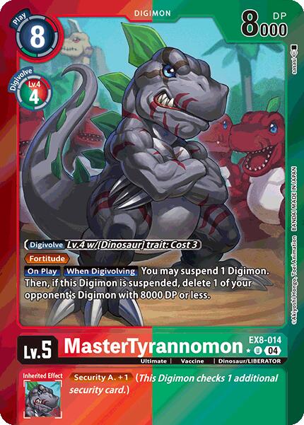 MasterTyrannomon [EX8-014] (Limited Foil) [Chain of Liberation] | Shuffle n Cut Hobbies & Games