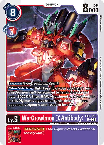 WarGrowlmon (X Antibody) [EX8-015] [Chain of Liberation] | Shuffle n Cut Hobbies & Games