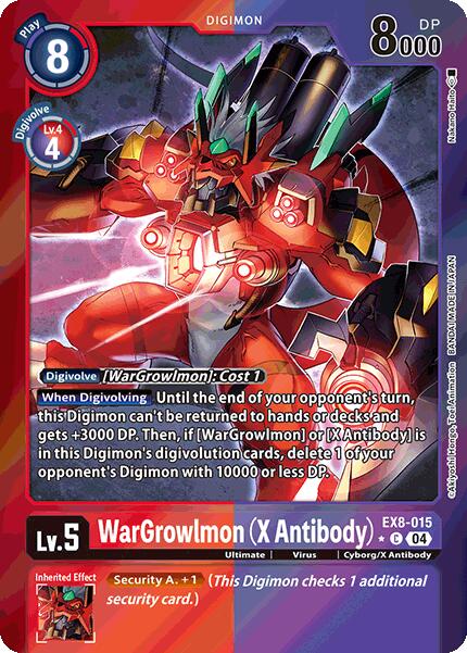 WarGrowlmon [EX8-015] (X Antibody) (Limited Foil) [Chain of Liberation] | Shuffle n Cut Hobbies & Games