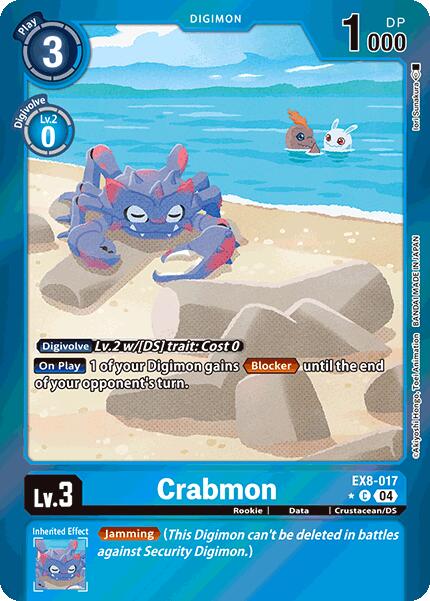 Crabmon [EX8-017] (Limited Foil) [Chain of Liberation] | Shuffle n Cut Hobbies & Games