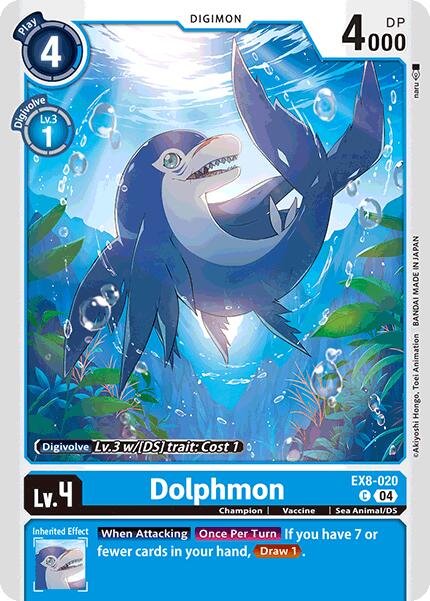 Dolphmon [EX8-020] [Chain of Liberation] | Shuffle n Cut Hobbies & Games