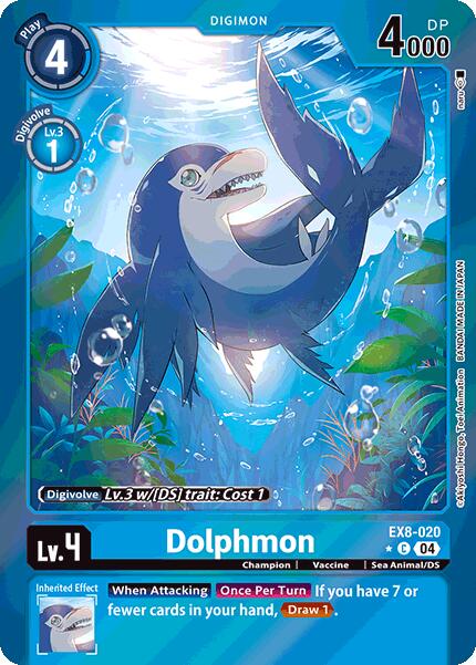 Dolphmon [EX8-020] (Limited Foil) [Chain of Liberation] | Shuffle n Cut Hobbies & Games