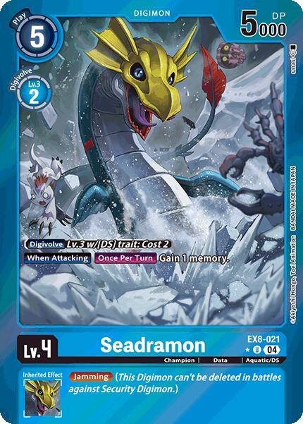 Seadramon [EX8-021] (Limited Foil) [Chain of Liberation] | Shuffle n Cut Hobbies & Games