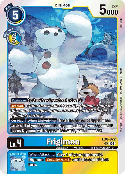 Frigimon [EX8-022] [Chain of Liberation] | Shuffle n Cut Hobbies & Games