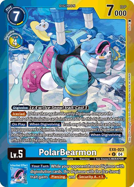 PolarBearmon [EX8-023] (Limited Foil) [Chain of Liberation] | Shuffle n Cut Hobbies & Games