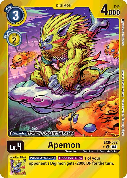 Apemon [EX8-032] (Limited Foil) [Chain of Liberation] | Shuffle n Cut Hobbies & Games