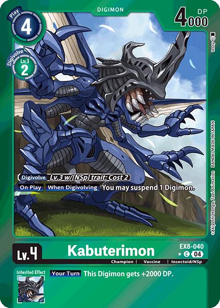 Kabuterimon [EX8-040] (Limited Foil) [Chain of Liberation] | Shuffle n Cut Hobbies & Games