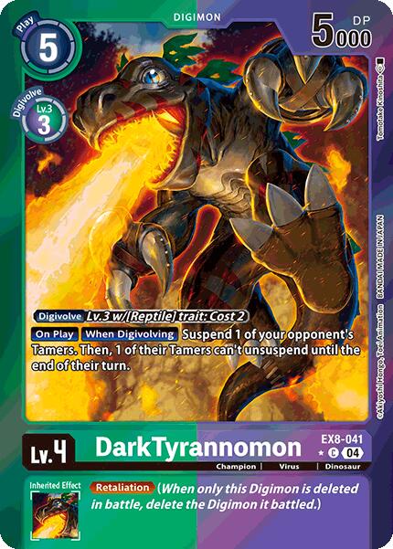 DarkTyrannomon [EX8-041] (Limited Foil) [Chain of Liberation] | Shuffle n Cut Hobbies & Games