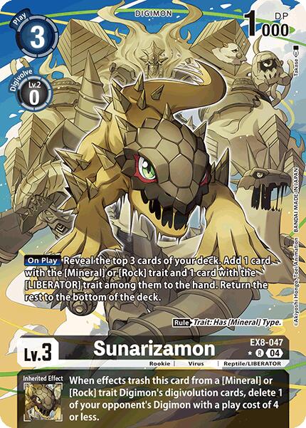 Sunarizamon [EX8-047] (Alternate Art) [Chain of Liberation] | Shuffle n Cut Hobbies & Games