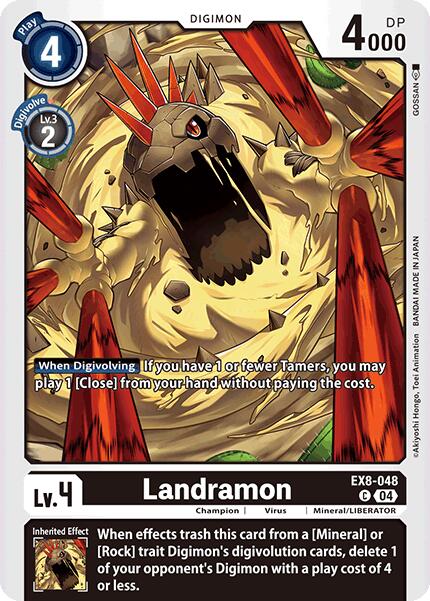 Landramon [EX8-048] [Chain of Liberation] | Shuffle n Cut Hobbies & Games