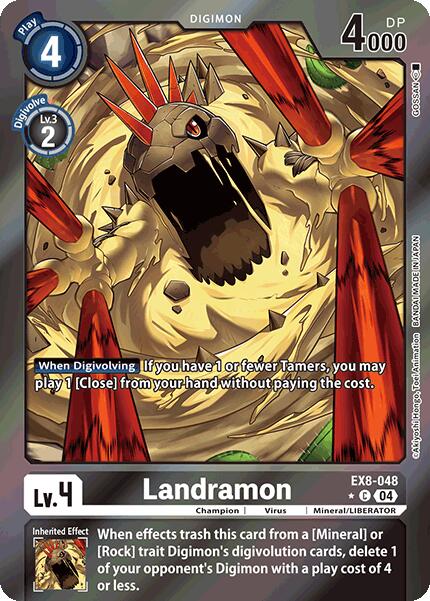 Landramon [EX8-048] (Limited Foil) [Chain of Liberation] | Shuffle n Cut Hobbies & Games